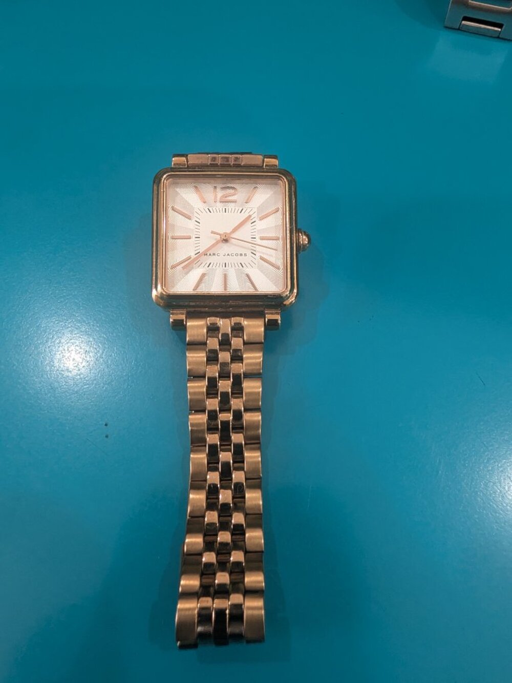 Marc Jacobs MJ3514 Rose Gold-Tone Square Watch - Picture 4 of 5